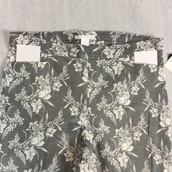 Linda Mathews NWT Pique Print Pants Womens Large High Waist Stretchy - Picture 8 of 10